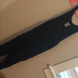 Long pants black overalls